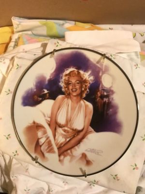 IMG_0769
Marilyn Monroe "Photo Opportunity" Bradford Exchange 8" Collector Plate w/ COA  Ebay 11/23 9.00 
